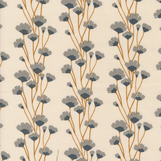 Rainier | Overcast Flower Chains Stripe Vine Eggshell