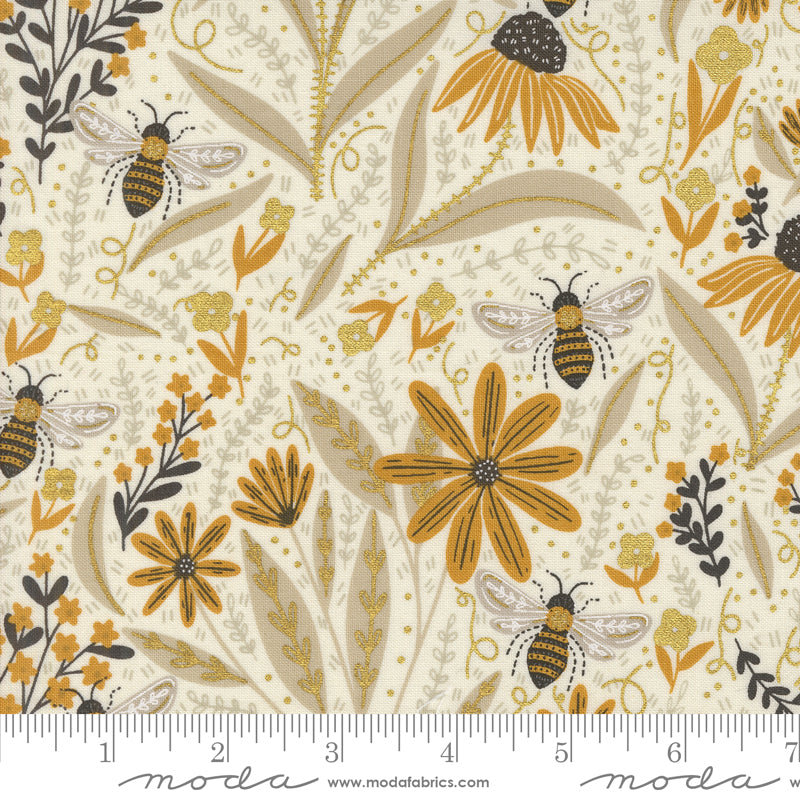 Bee Garden | Bee Florals Porcelain Metallic