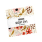 Night Owl Charm Pack wrapped in a Moda Label with the name of the fabric and designer - Gingiber