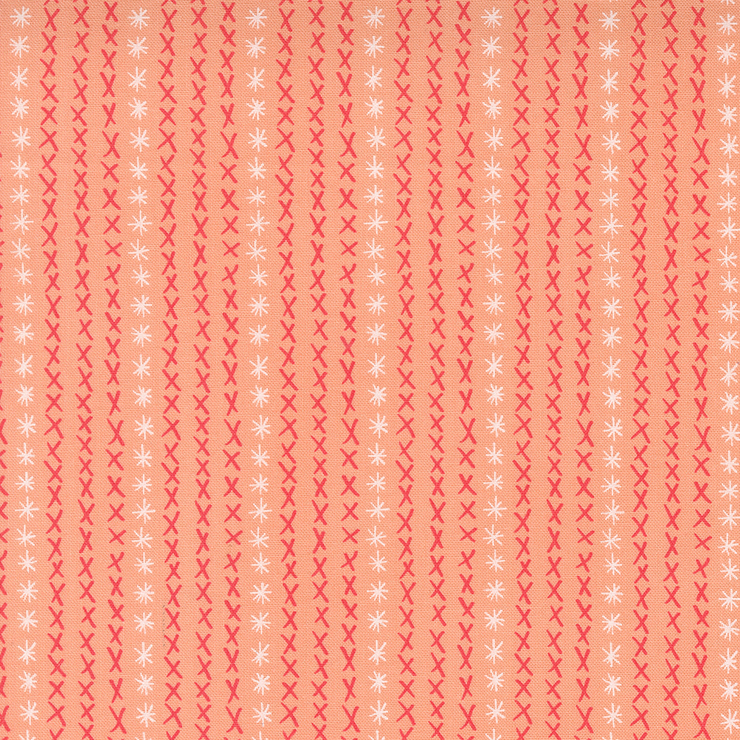 Dandi Duo | Cross Stitch Stripe Peach