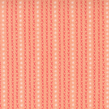 Dandi Duo | Cross Stitch Stripe Peach