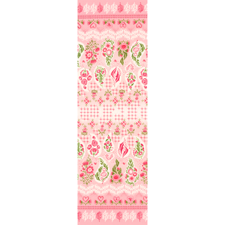 Darling Peony | Ombre Paisley Double Border Cotton Candy