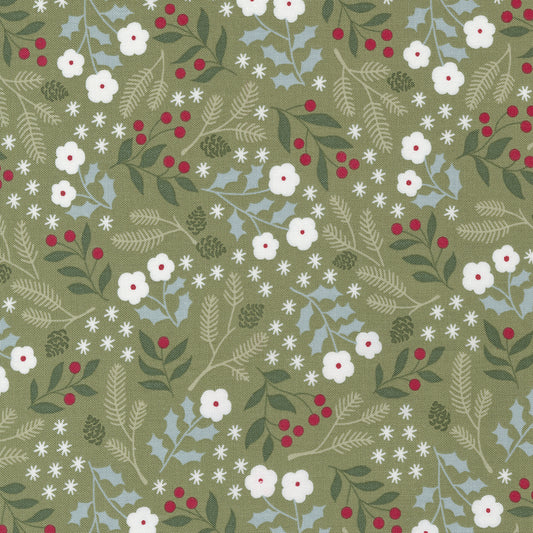 Christmas Eve | Winter Botanical Small Floral Pine