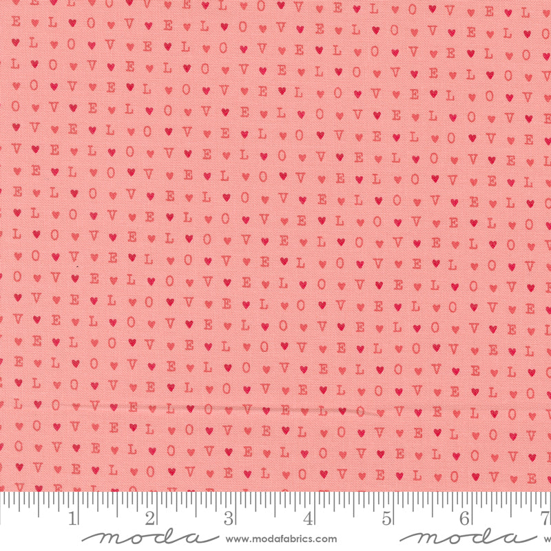 Love Blooms | Love Text and Words Blush