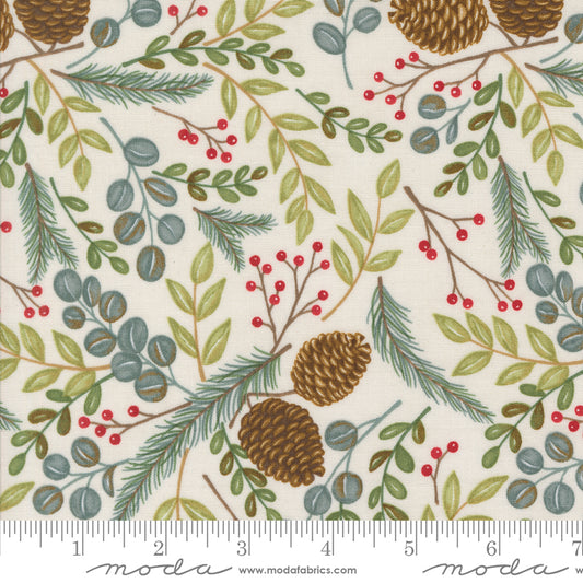 Winter Friends | Woodland Greenery Landscape Snowy White