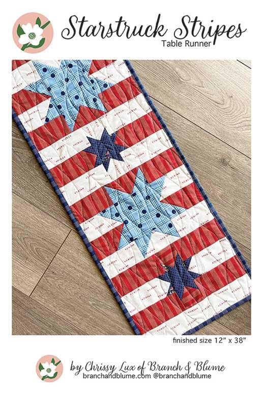 Starstruck Stripes Table Runner Kit Featuring Old Glory by Lella Boutique
