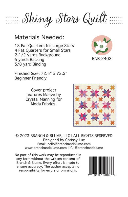 Shiny Stars Quilt | Branch & Blume