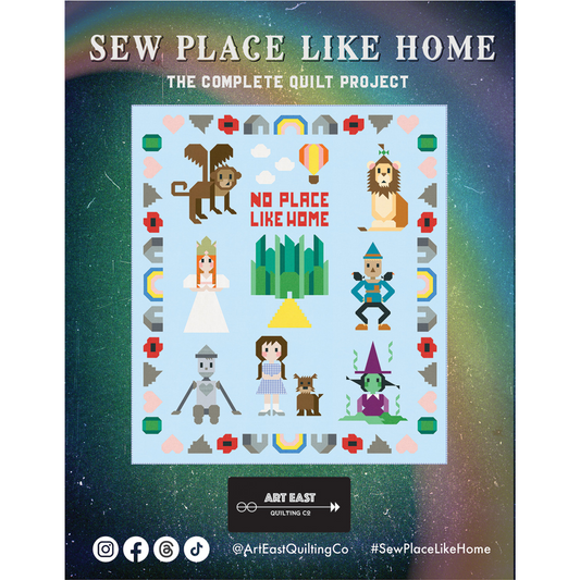 Sew Place Like Home Quilt Pattern | Art East Quilting Co
