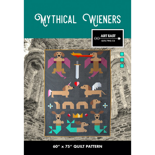 Mythical Wieners Quilt Pattern | Art East Quilting Co