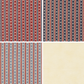 A collection of four fabrics from the America 250 Years line by Deb Strain for Moda Fabrics. 3 fabrics feature vertical stripes of stars, the last is a cream tonal basic.