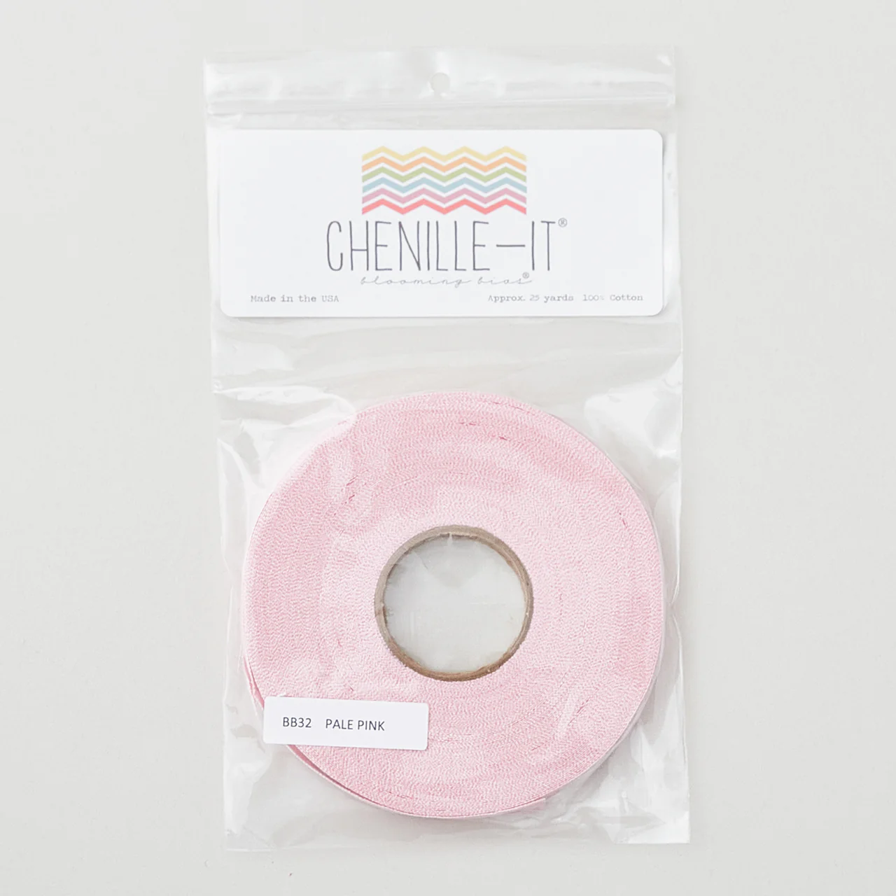Chenille It | Blooming Bias 3/8" 25yd Pale Pink