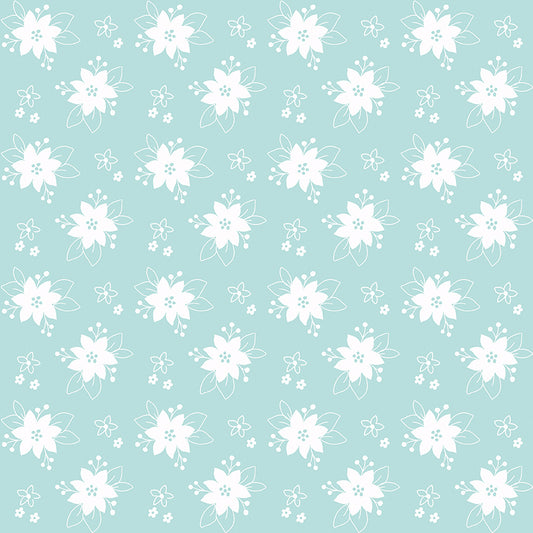 Pixie Noel 2 | Floral Aqua