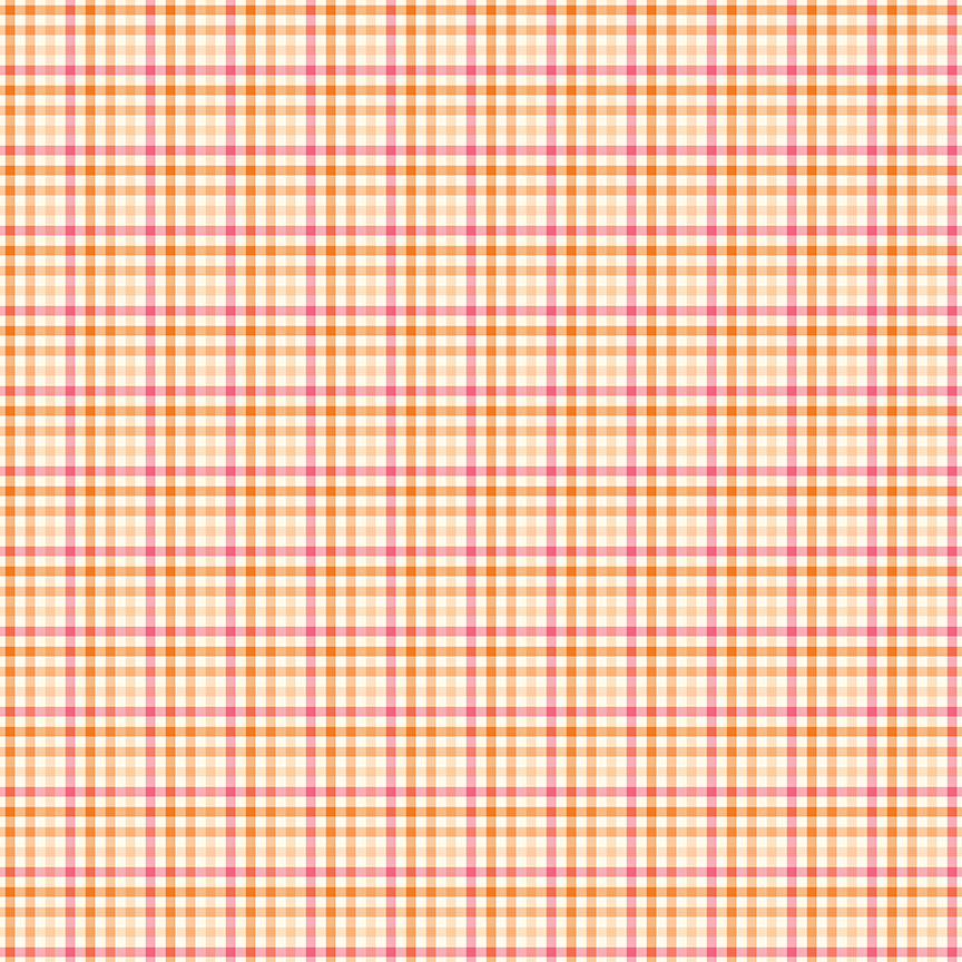Adel in Summer | Plaid Orange