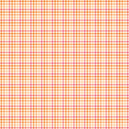 Adel in Summer | Plaid Orange