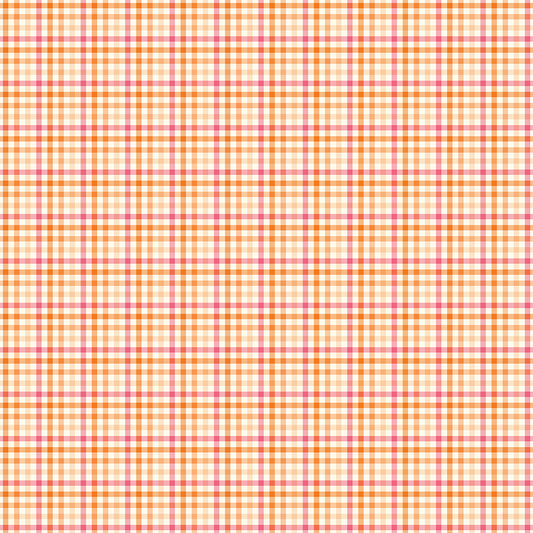 Adel in Summer | Plaid Orange