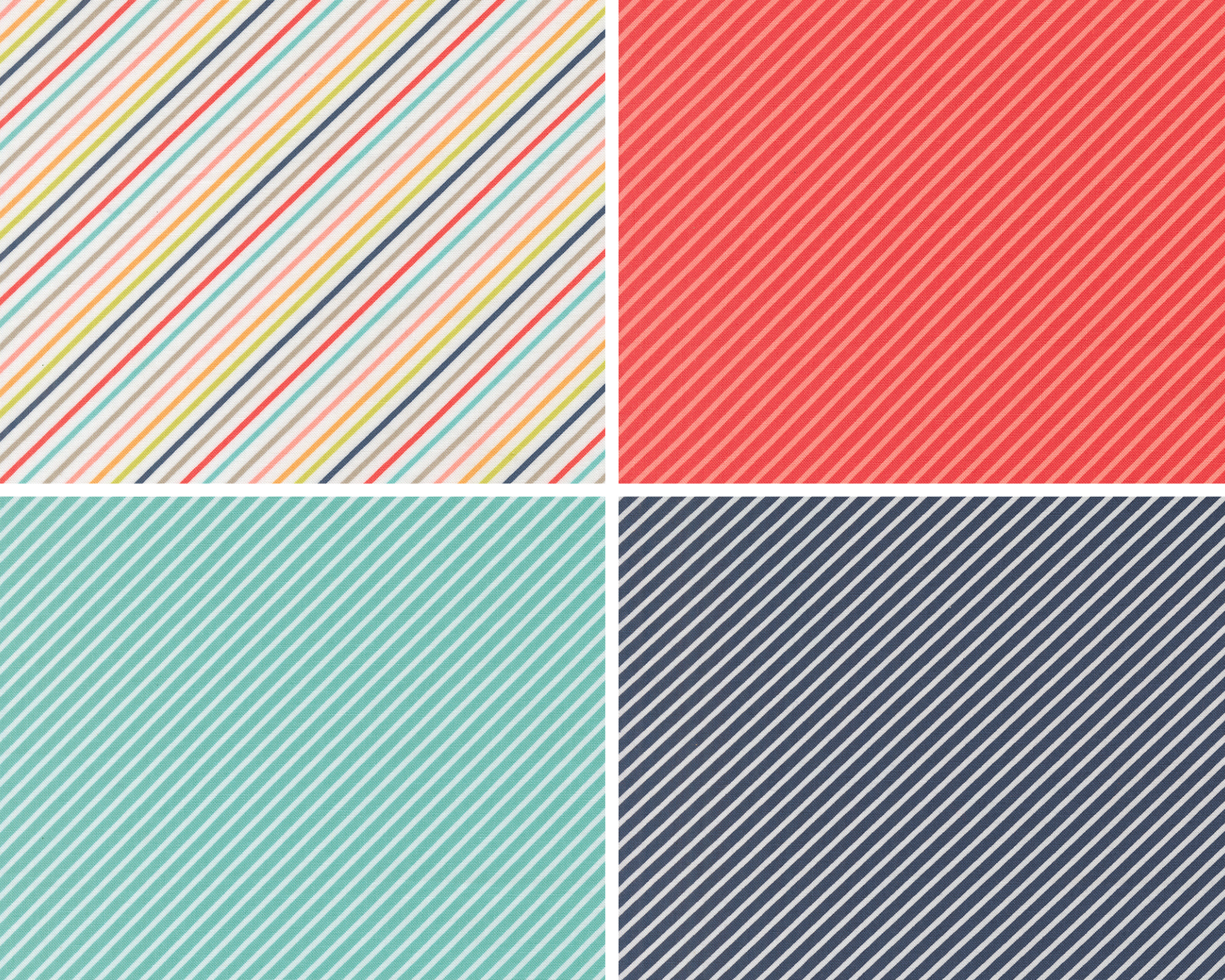 Four different striped patterns in a grid layout.