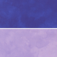 Two fabric swatches in shaded solids of blue and purple.