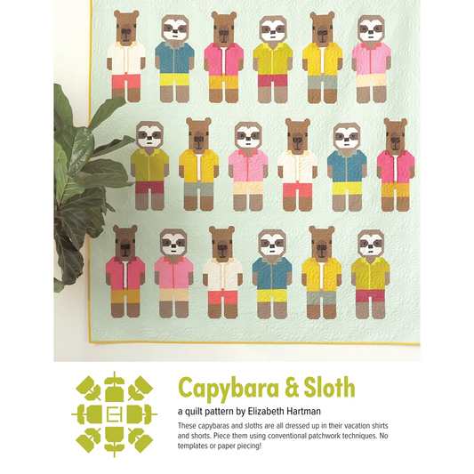 Capybara and Sloth | Elizabeth Hartman