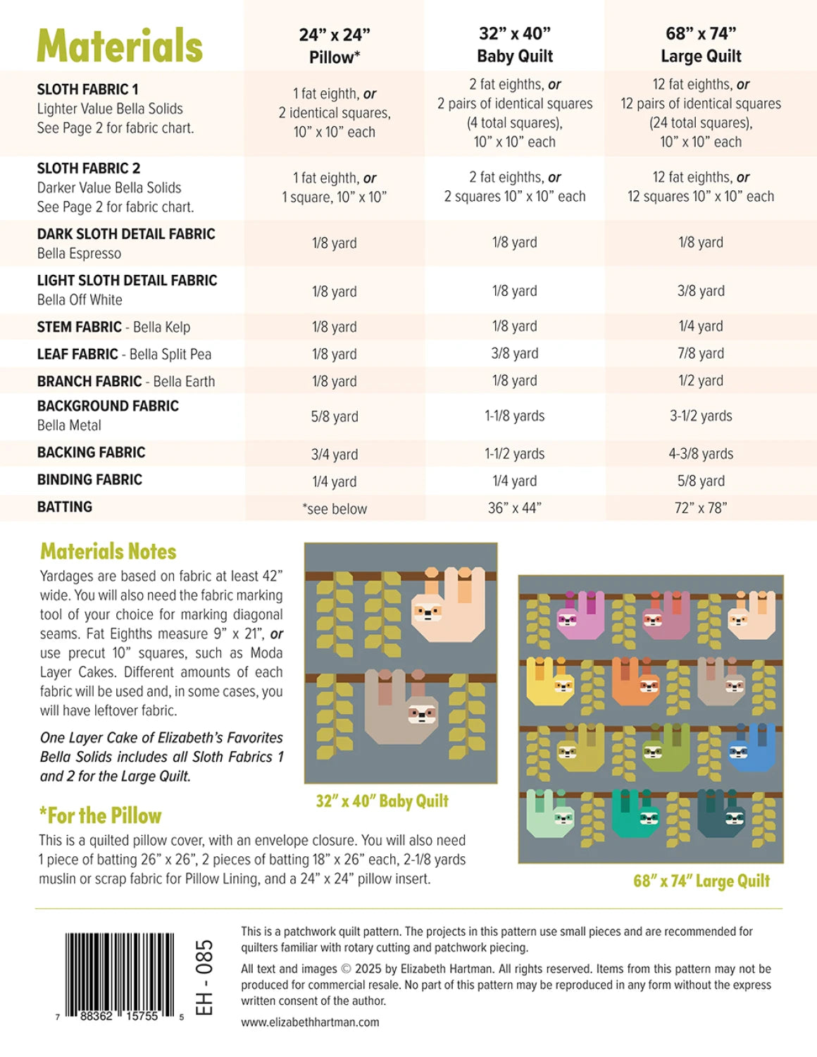 Snuggly Sloths | Elizabeth Hartman