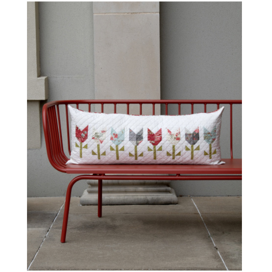 Etchings Tulips Pillow/Table Runner Kit Featuring Collections for a Cause: Etchings