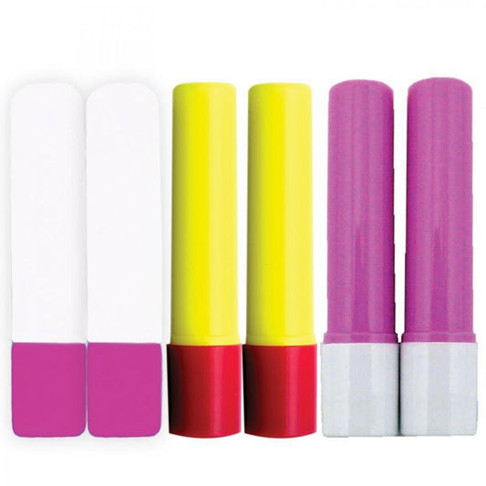 Water Soluble Glue Refill 6 Pack | Multi - Blue, Pink, And Yellow