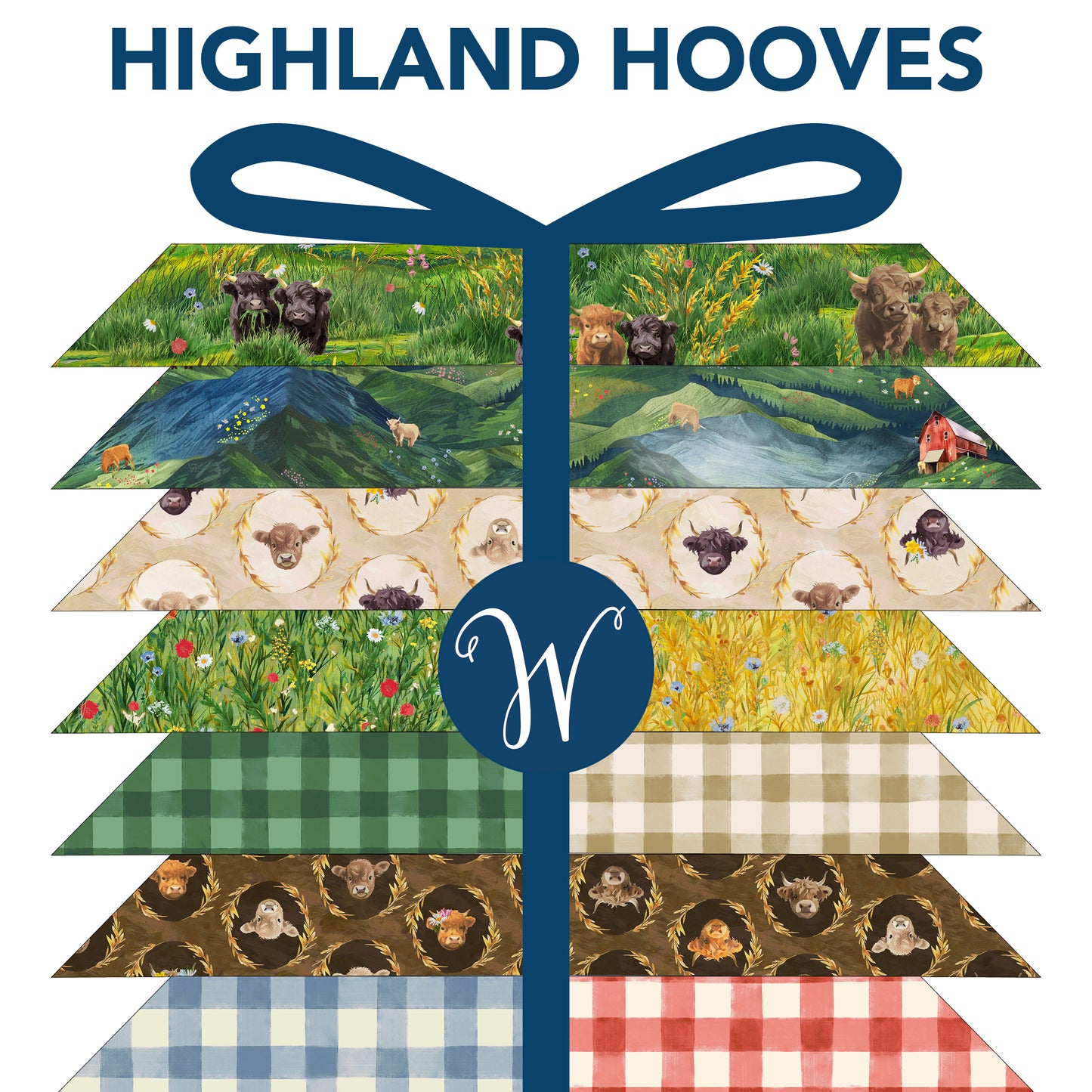 Highland Hooves | Fat Quarter Bundle
