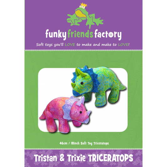 Trixie And Tristan Triceratops | Funky Friends Factory