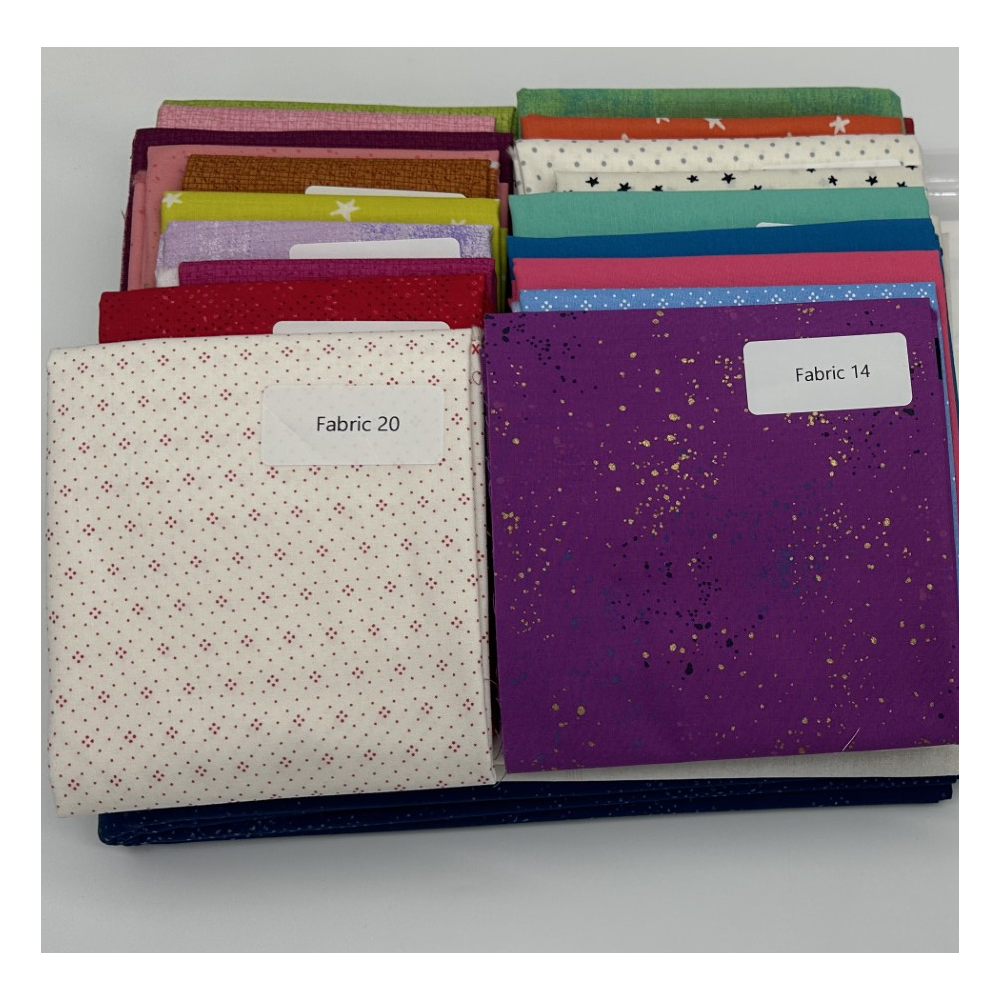 Moda Fabric Kit My Favorite Color Is Moda 2 Kit Featuring Mixed Basics from Moda and R ...
