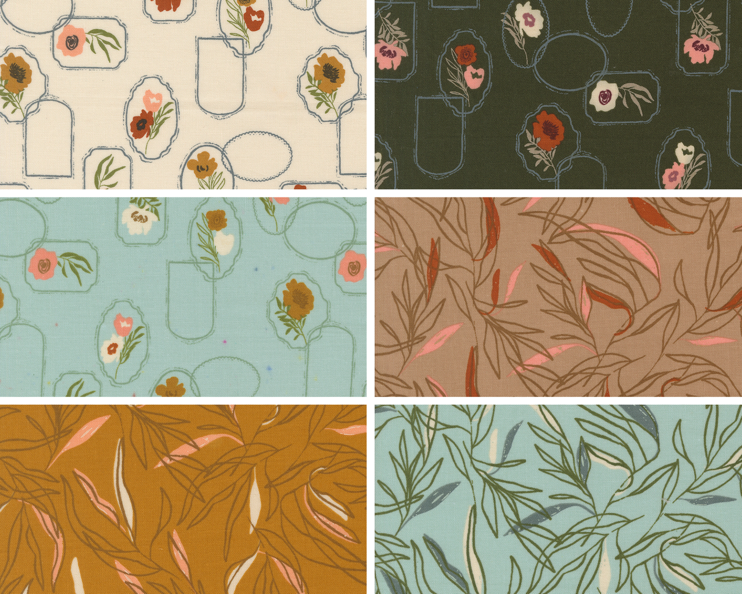 Gleaned Boxed Quilt Kit Featuring Foraged Found and Hand Me Down