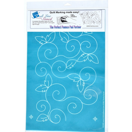 Full Line Stencil Swirling Leaves | Hancy Manufacturing