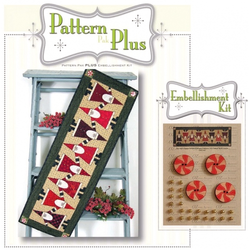 Topsy Turvey Santa Pattern and Embellishment Kit | Happy Hollow Designs
