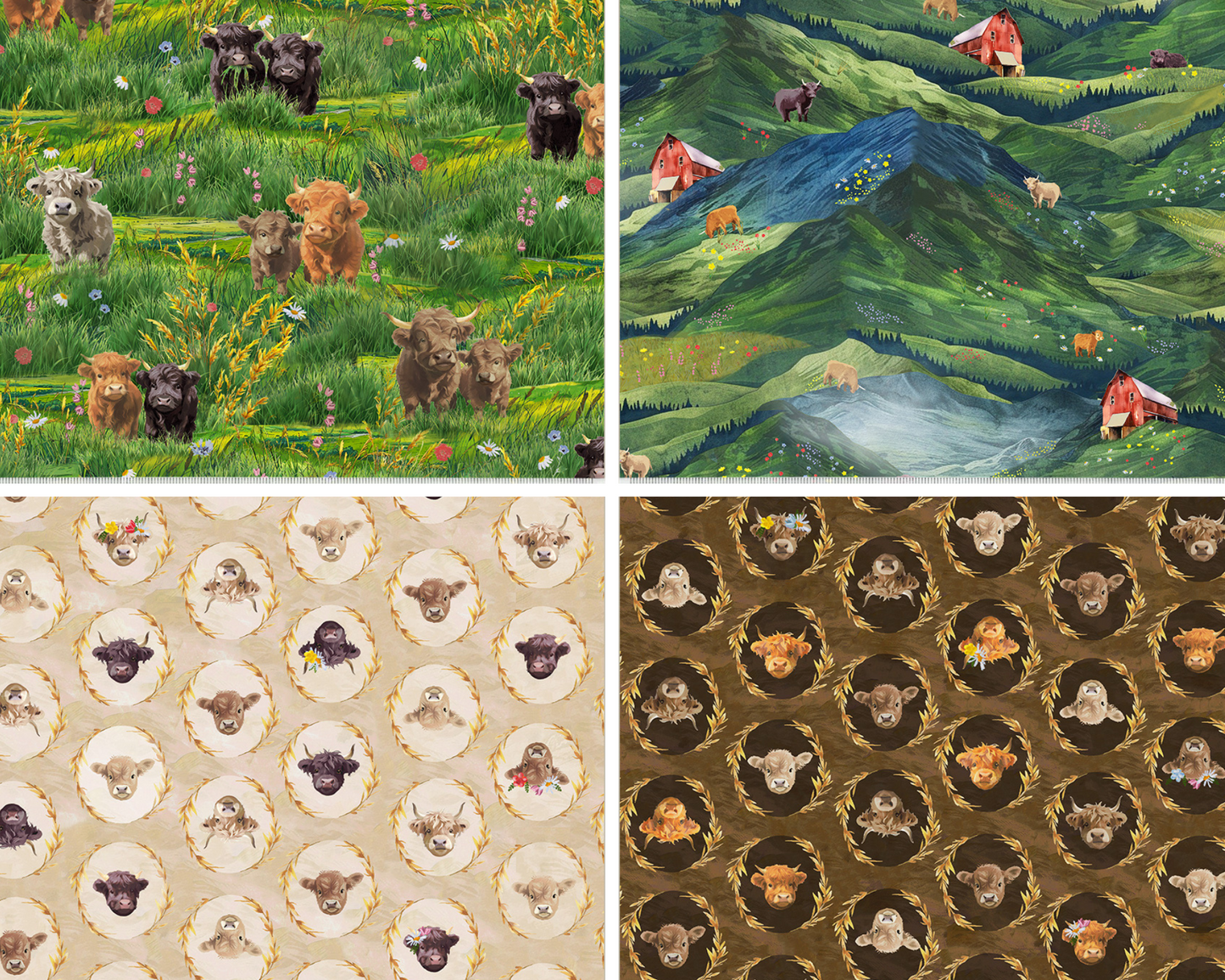 Highland Hooves | Fat Quarter Bundle