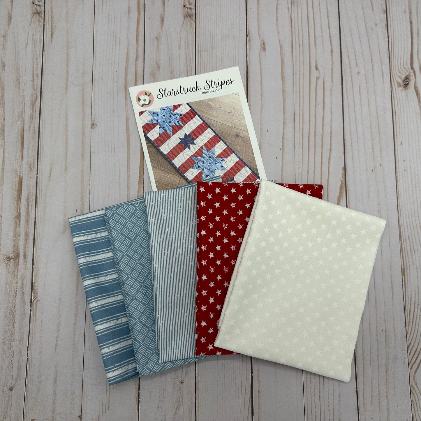 Starstruck Stripes Table Runner Kit Featuring Old Glory by Lella Boutique