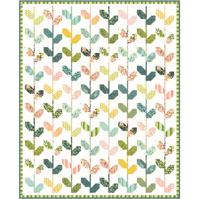 Climbing Vines Boxed Quilt Kit Featuring Willow
