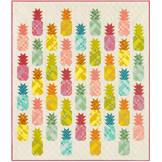 Pineapple Farm Quilt Kit featuring Kitchen Window Wovens | Elizabeth Hartman