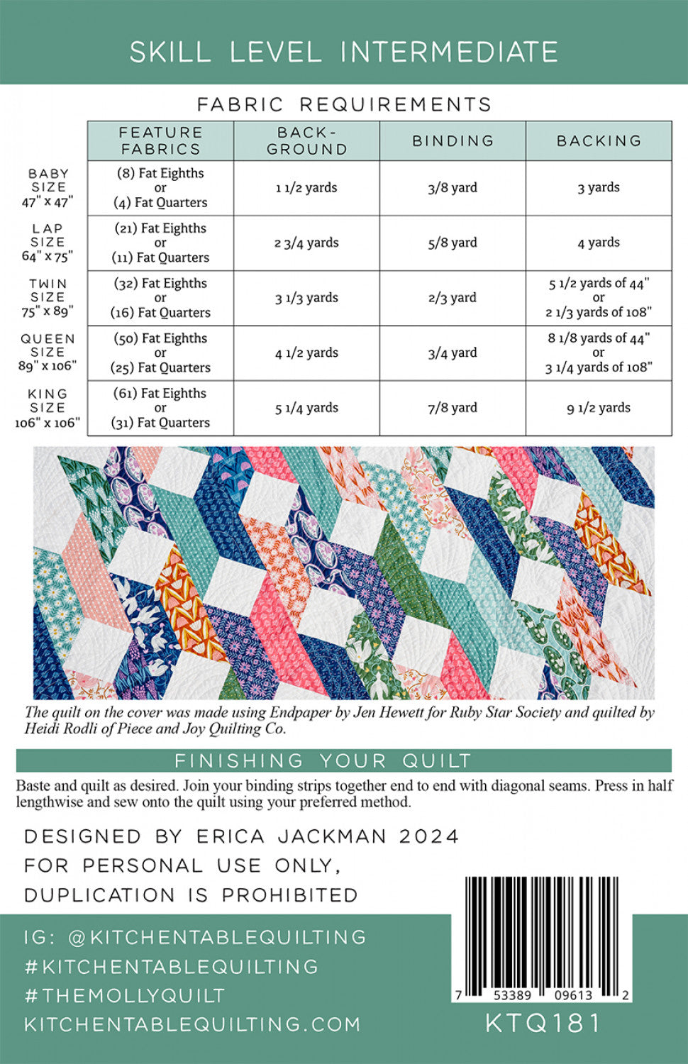 The Molly Quilt | Erica Jackman