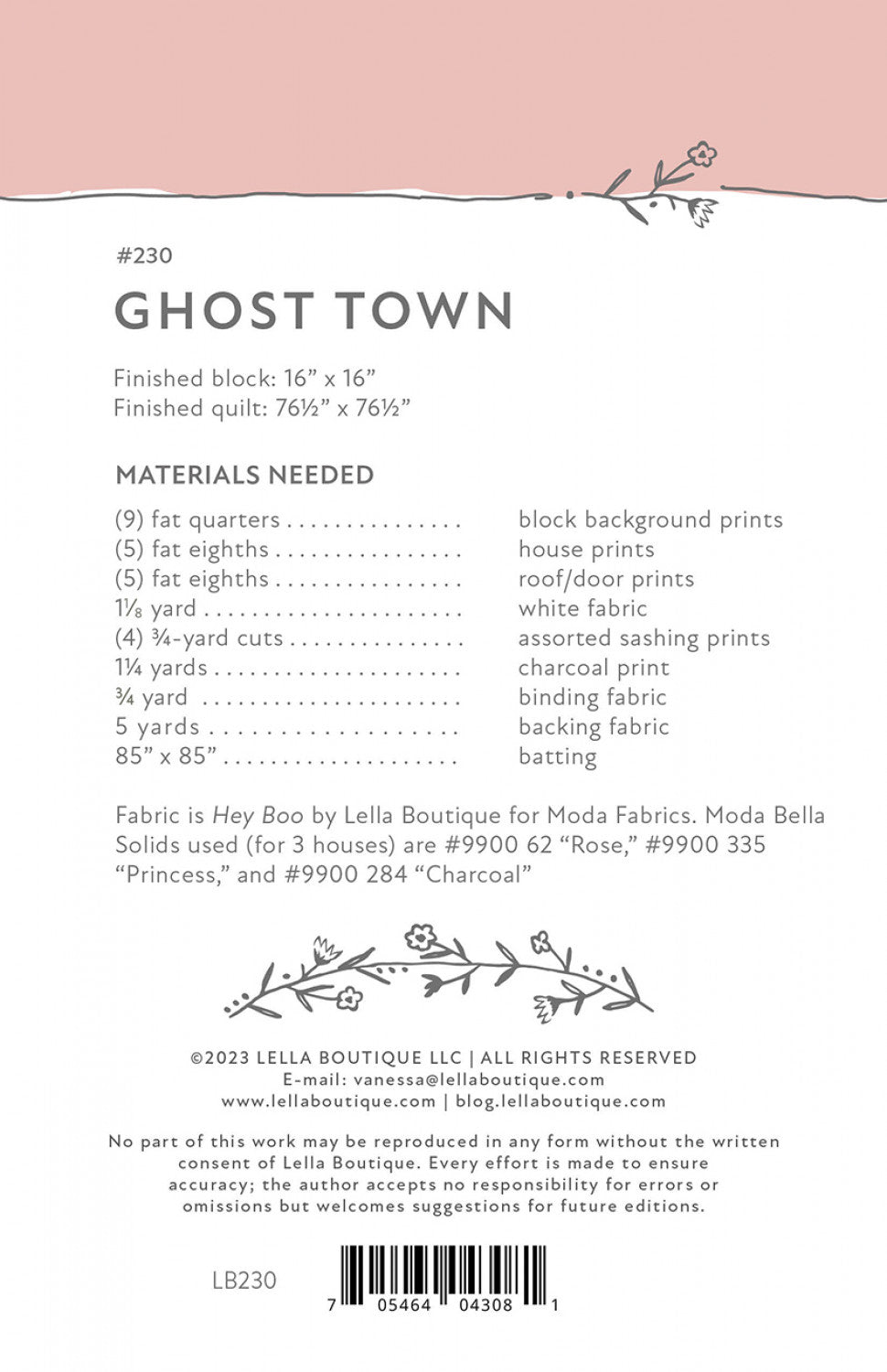 Ghost Town | Lella Boutique