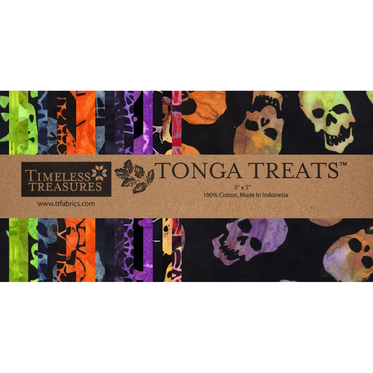 Tonga Treats Batiks | 5" Squares Haunted
