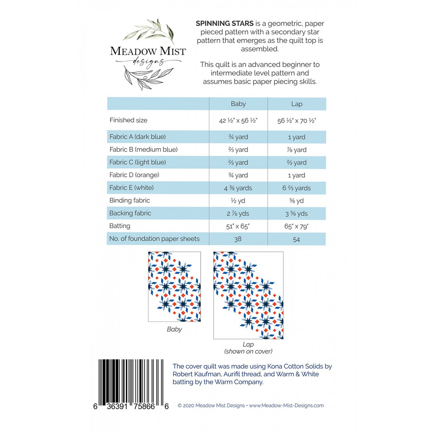 Spinning Stars | Meadow Mist Designs