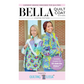 Bella quilt coat pattern cover with two women wearing colorful quilt coats.