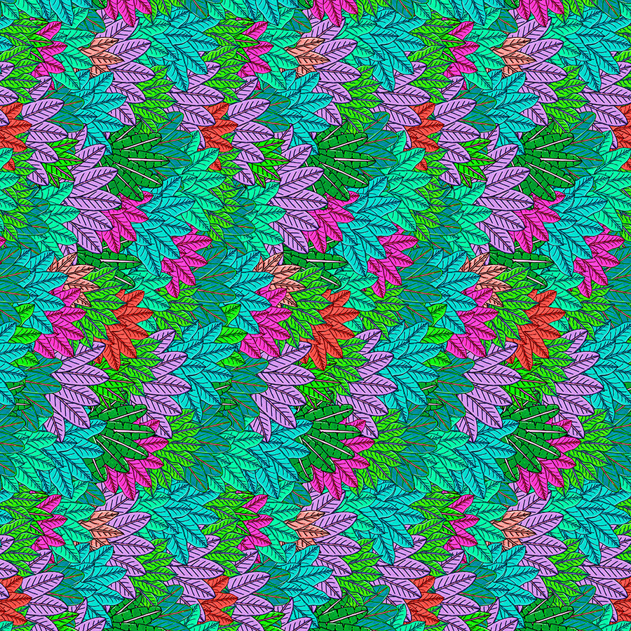 Mulga Kongz | Lively Leaves Multi