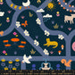Woodland Park | Garden Map Teal Navy