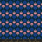 Woodland Park | Vintage Tulips Teal Navy