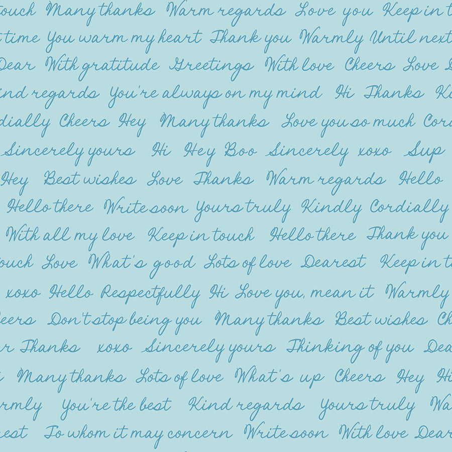 Salutations | Hello Goodbye Font Writing Words Polar