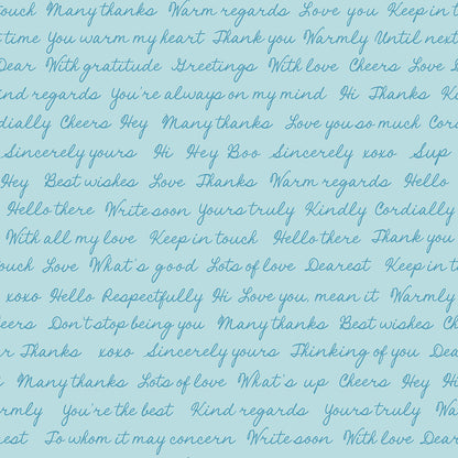 Salutations | Hello Goodbye Font Writing Words Polar