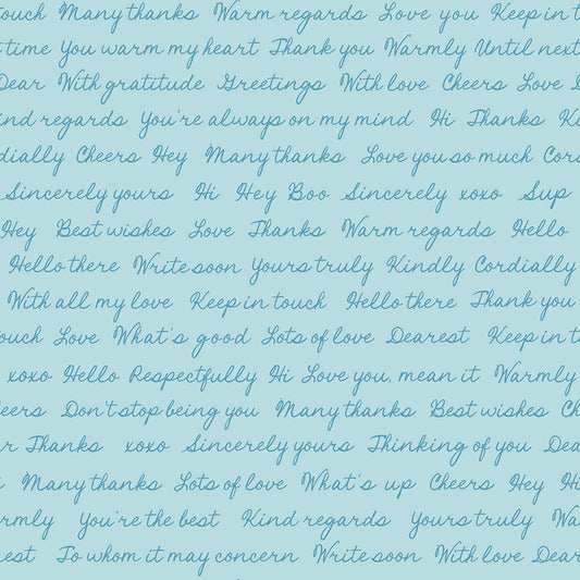 Salutations | Hello Goodbye Font Writing Words Polar