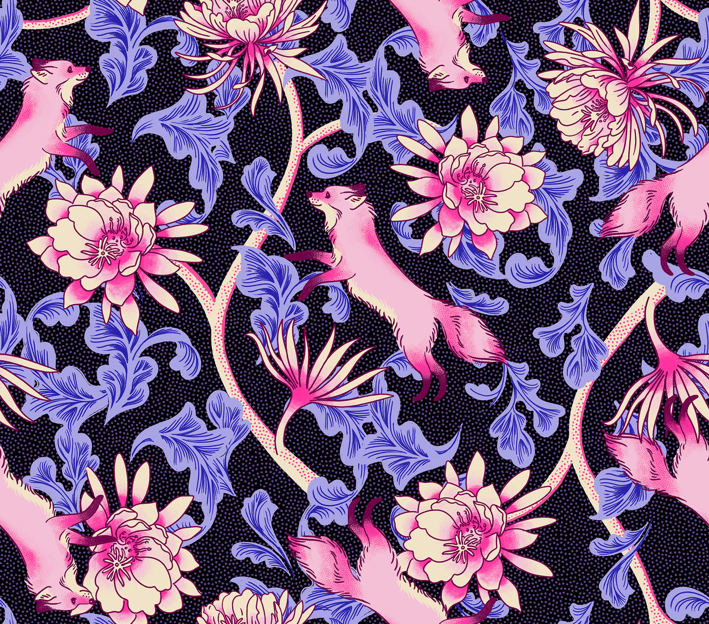 Glow Garden | Fox Bloom Florals Black