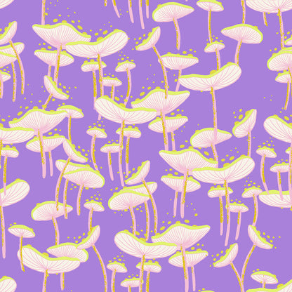 Glow Garden | Mushrooms Whimsy Amethyst