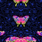 Glow Garden | Morning Moth Floral Black