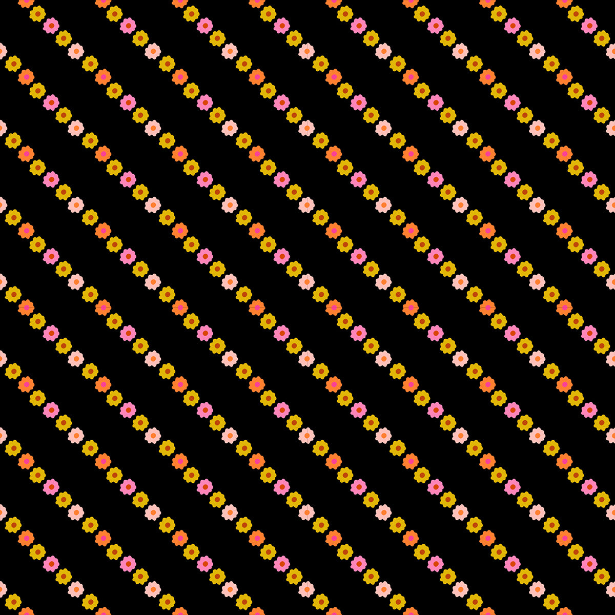 Ooh Lucky Lucky | Garland Stripes Black